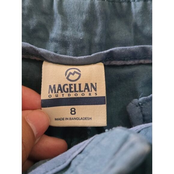 Magellan Happy Camper Lobster Print Shorts Women’s Size 8 Coastal Summer Preppy - Picture 5 of 10